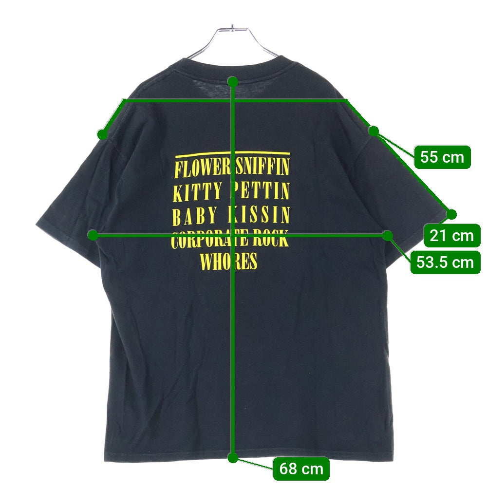 VINTAGE(ヴィンテージ) 00S NIRVANA SMILE TEE ニルヴァーナ スマイル 半袖クルーネックTシャツカットソー ブラック