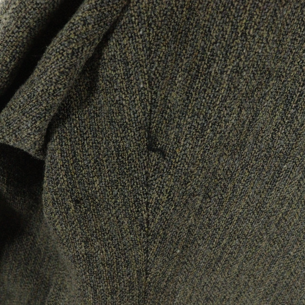 EMPORIO ARMANI(エンポリオアルマーニ) ツイード テーラードジャケット カーキ 91G4100