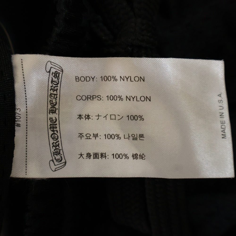 CHROME HEARTS(クロムハーツ) MESH VARSITY SHORTS CHプリントメッシュハーフパンツ ブラック