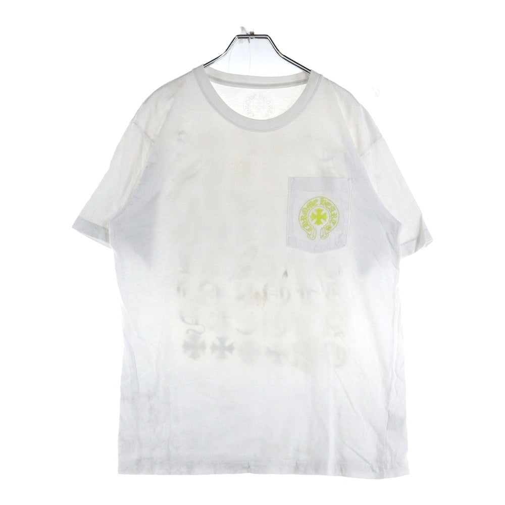 CHROME HEARTS(クロムハーツ) Yellow Made In Hollywood イエロー メイドインハリウッド プリントTシャツ 半袖カットソー ホワイト