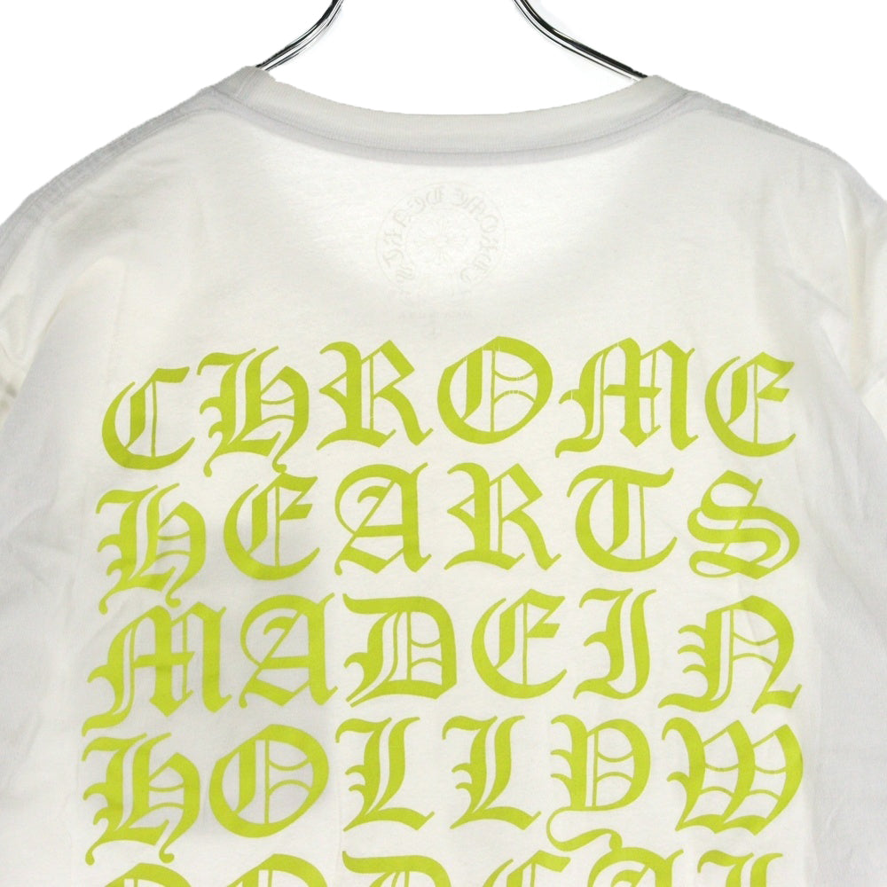 CHROME HEARTS(クロムハーツ) Yellow Made In Hollywood イエロー メイドインハリウッド プリントTシャツ 半袖カットソー ホワイト