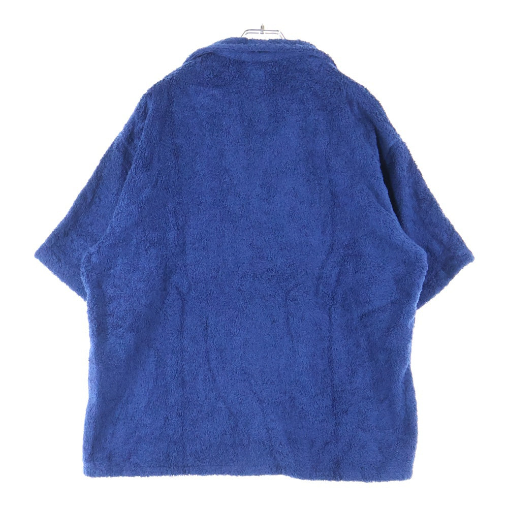 HUMAN MADE(ヒューマンメイド) PILE ALOHA SHIRT ハートロゴ刺繍 パイルアロハシャツ ネイビー