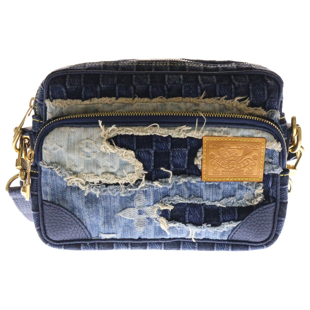 LOUIS VUITTON(ルイヴィトン) ナイル デニムモノグラム ショルダーバッグ 2WAY ネイビー M15296