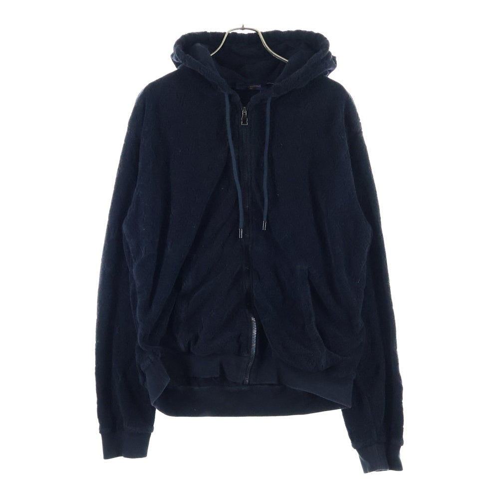 LOUIS VUITTON(ルイヴィトン) モノグラムフレンチテリー ジップスルーフーディ ブラック RM232Q Y44 HPY41W レディース