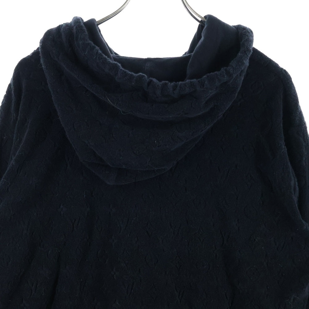 LOUIS VUITTON(ルイヴィトン) モノグラムフレンチテリー ジップスルーフーディ ブラック RM232Q Y44 HPY41W レディース