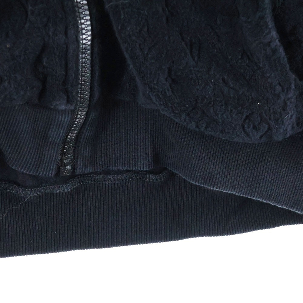 LOUIS VUITTON(ルイヴィトン) モノグラムフレンチテリー ジップスルーフーディ ブラック RM232Q Y44 HPY41W レディース