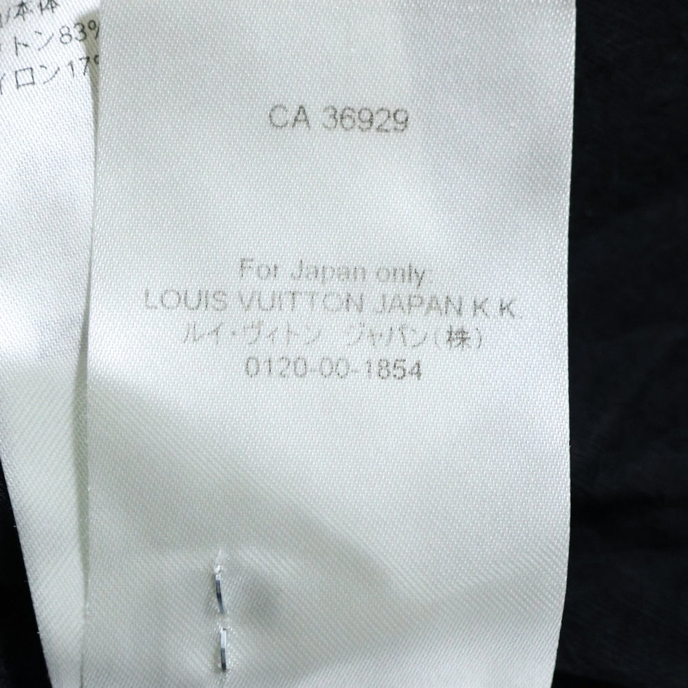 LOUIS VUITTON(ルイヴィトン) モノグラムフレンチテリー ジップスルーフーディ ブラック RM232Q Y44 HPY41W レディース