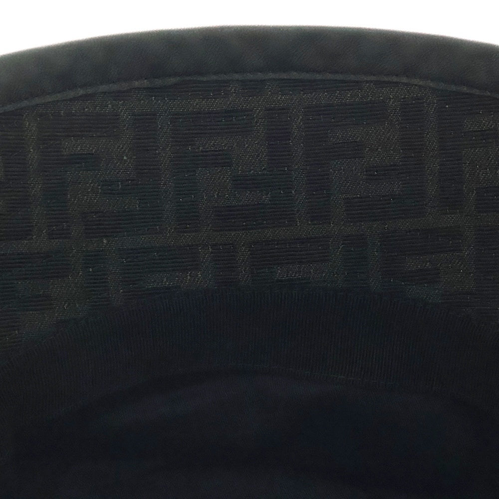 FENDI(フェンディ) ズッカ柄 FFロゴ バケットハット 帽子 ブラック 65069990