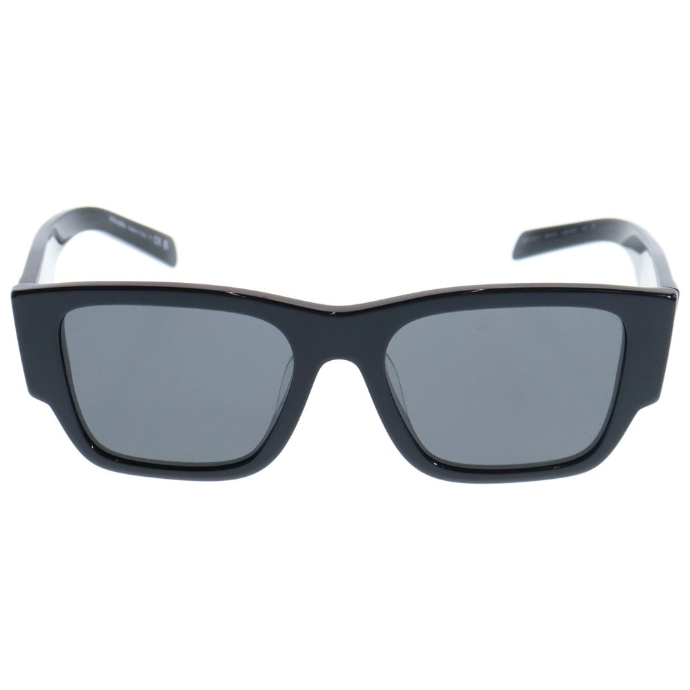 PRADA(プラダ) Triangle logo plate Sunglasses トライアングルロゴ プレート ウェリントン サングラス SPR10Z-F ブラック