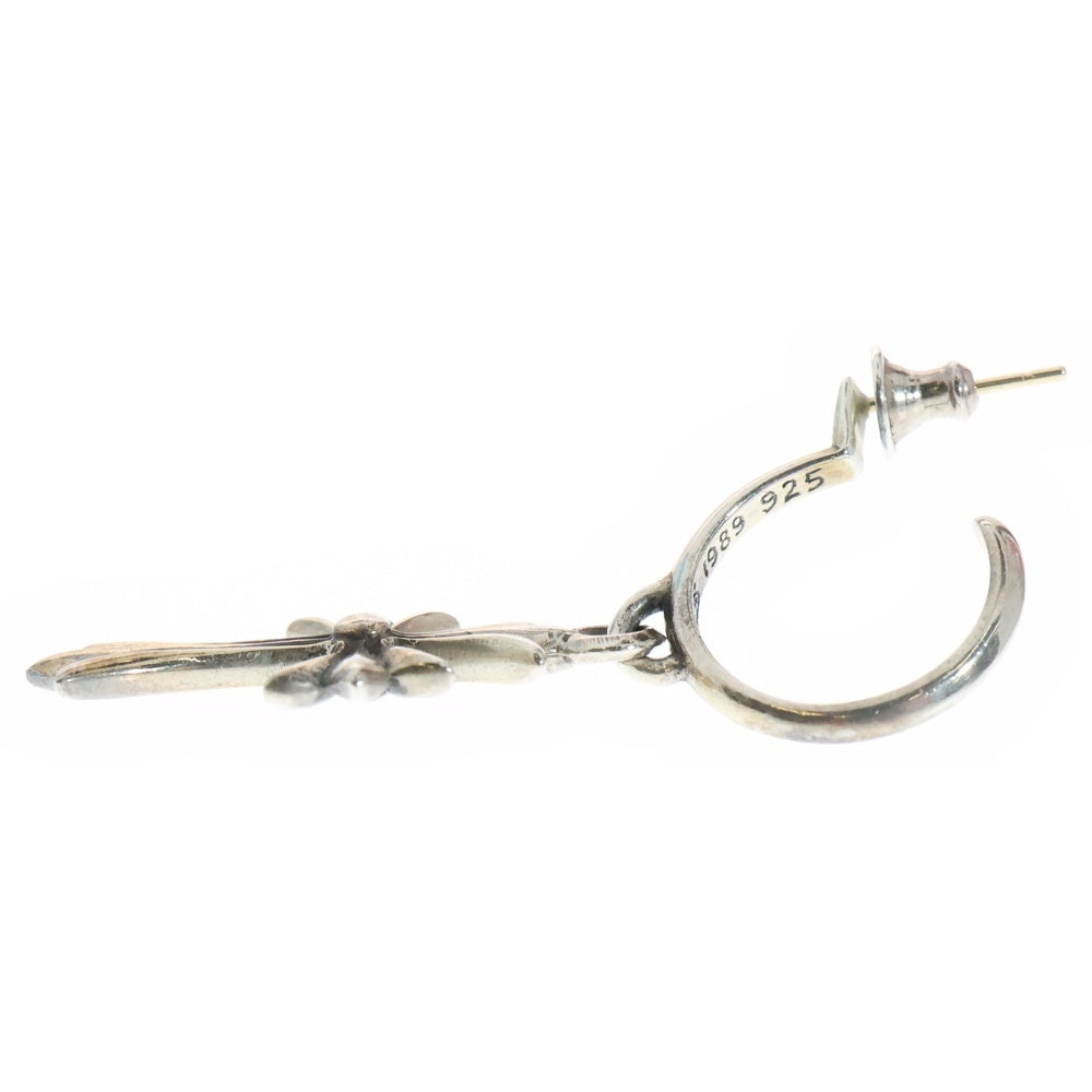 CHROME HEARTS(クロムハーツ) TINY CH CROSS タイニーCHクロス フープピアス シルバー BCA115