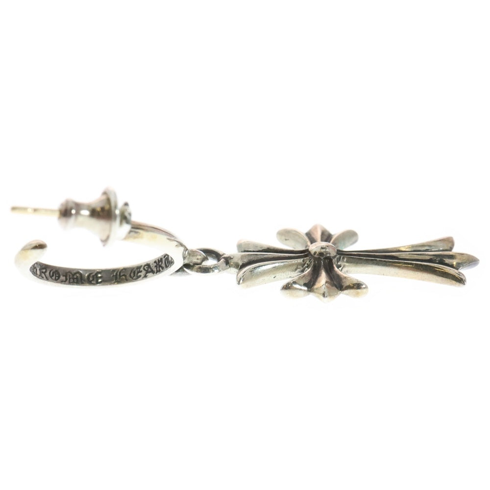 CHROME HEARTS(クロムハーツ) TINY CH CROSS タイニーCHクロス フープピアス シルバー BCA115
