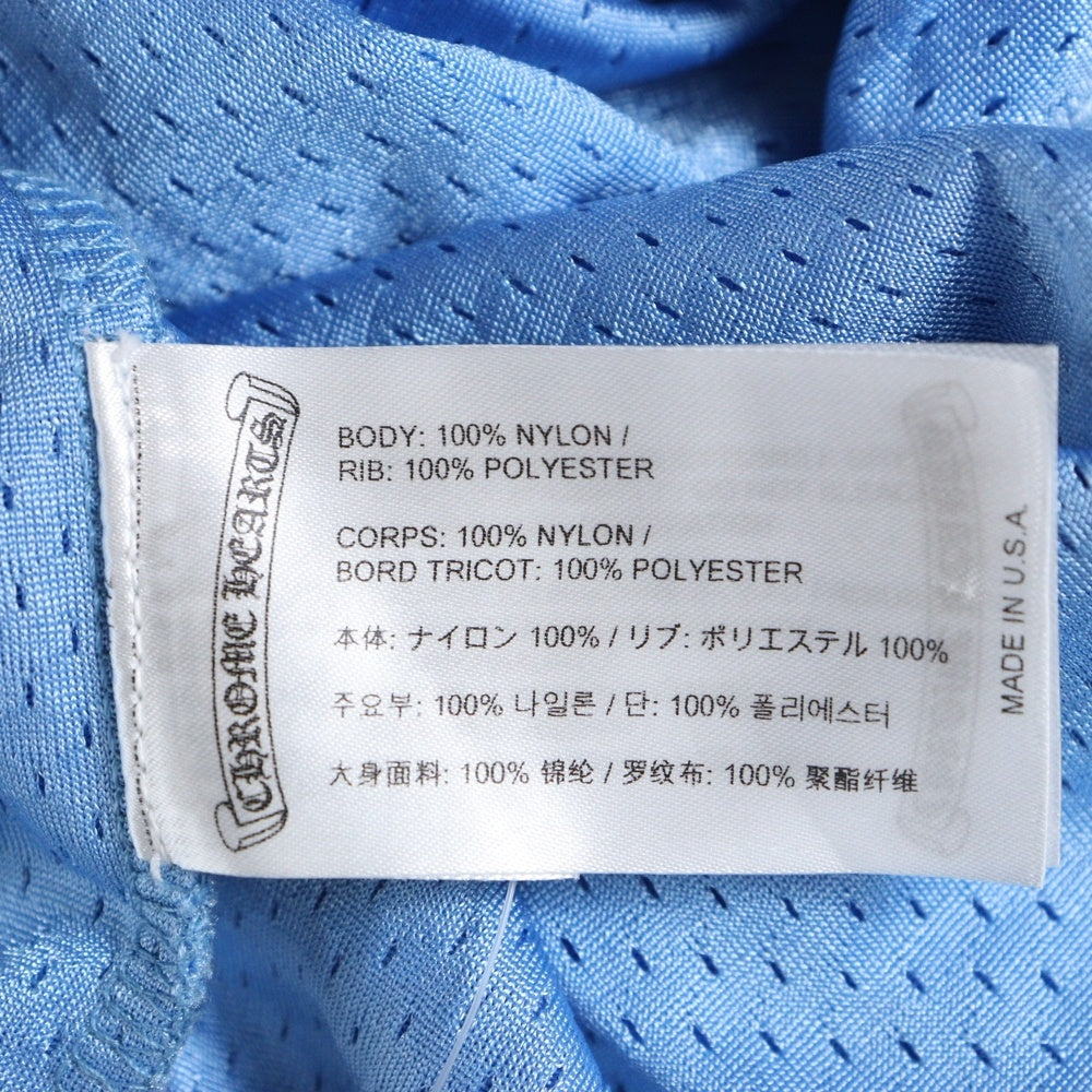 CHROME HEARTS(クロムハーツ) MESH WARM UP JERSEY TEE CHプリントメッシュ半袖Tシャツ ブルー