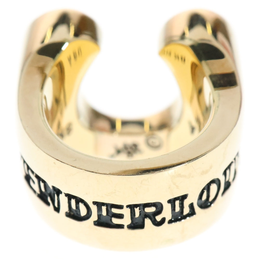 TENDERLOIN(テンダーロイン) T-H.SRING GOLD/STONE 8K ダイヤ ホースシューリング 指輪 ゴールド 7.5号