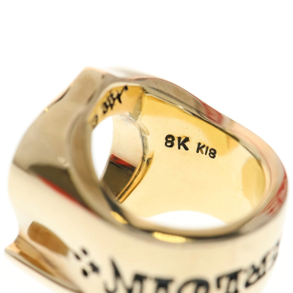 TENDERLOIN(テンダーロイン) T-H.SRING GOLD/STONE 8K ダイヤ ホースシューリング 指輪 ゴールド 7.5号