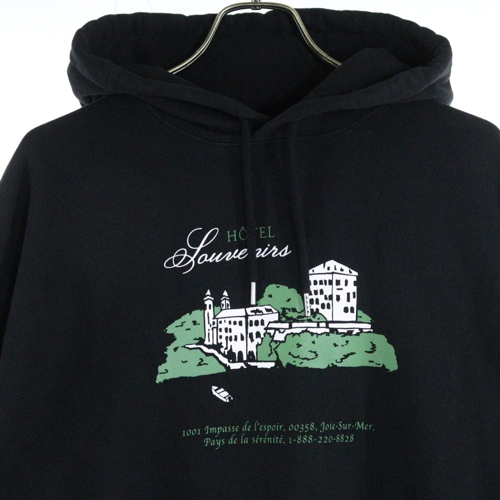 A.P.C(アーペーセー) ×JJJound SWEAT HOODY プリント プルオーバーパーカー ブラック 24245-1-90171