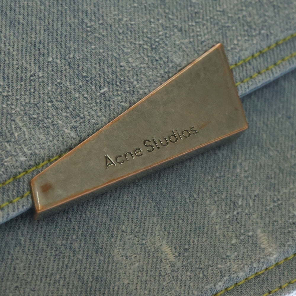 Acne Studios(アクネ ストゥディオズ) DENIM CROSS BODYBAG デニム アシメントリー ショルダーバッグ 2WAYバッグ インディゴ