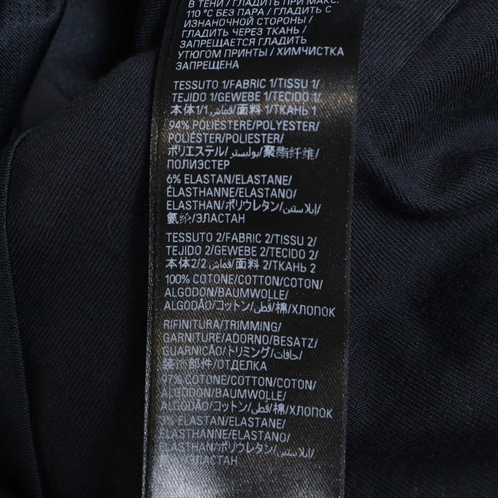 BALENCIAGA(バレンシアガ) ×Under Armour Layered LS T-Shirt ×アンダーアーマー レイヤード 長袖ゲームシャツカットソー ブラック 818087