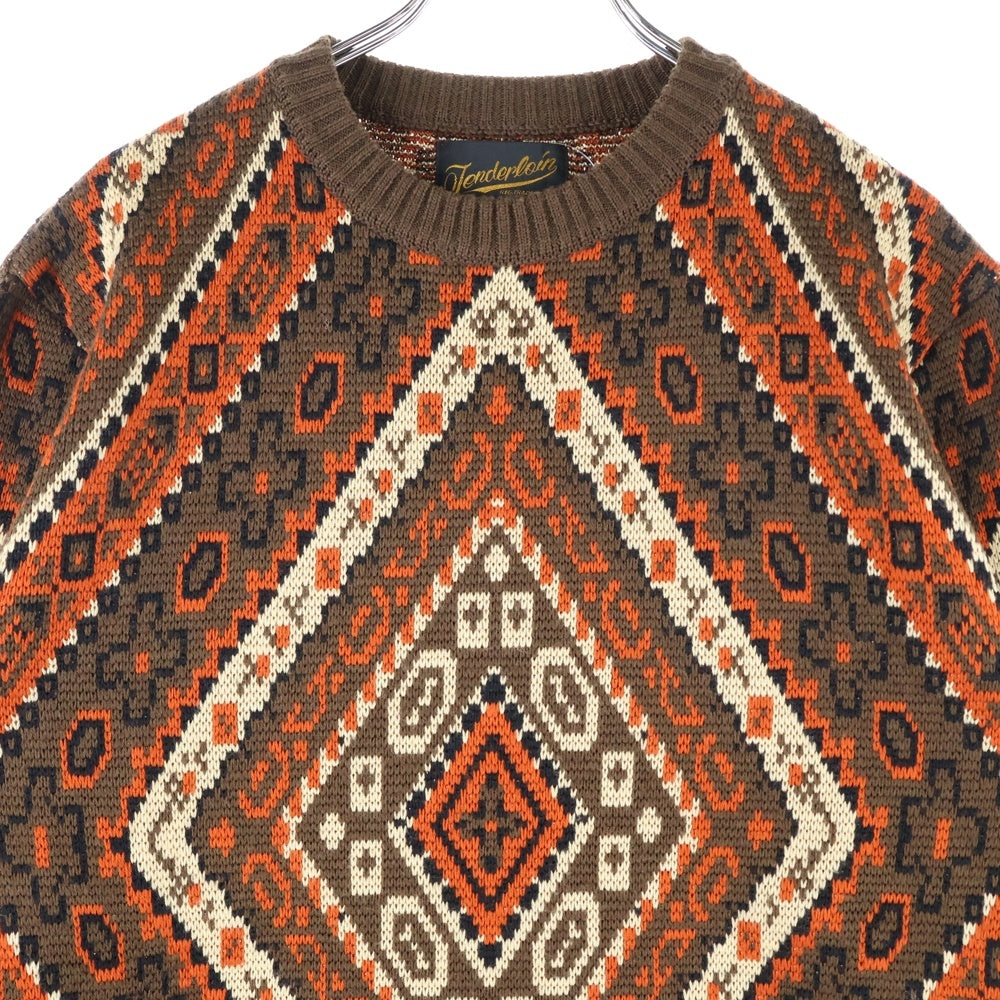 TENDERLOIN(テンダーロイン) 13SS T-SWEATER G ゴブランウール ニットセーター オレンジ