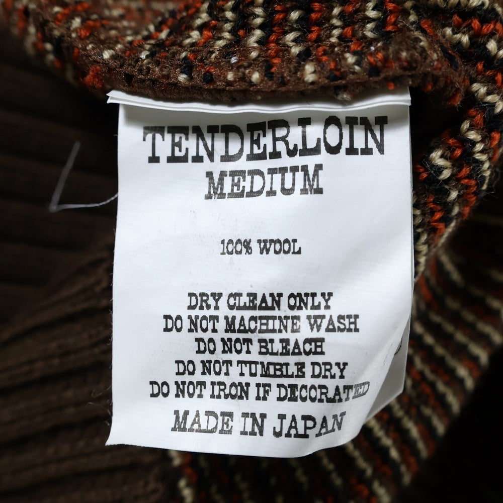 TENDERLOIN(テンダーロイン) 13SS T-SWEATER G ゴブランウール ニットセーター オレンジ