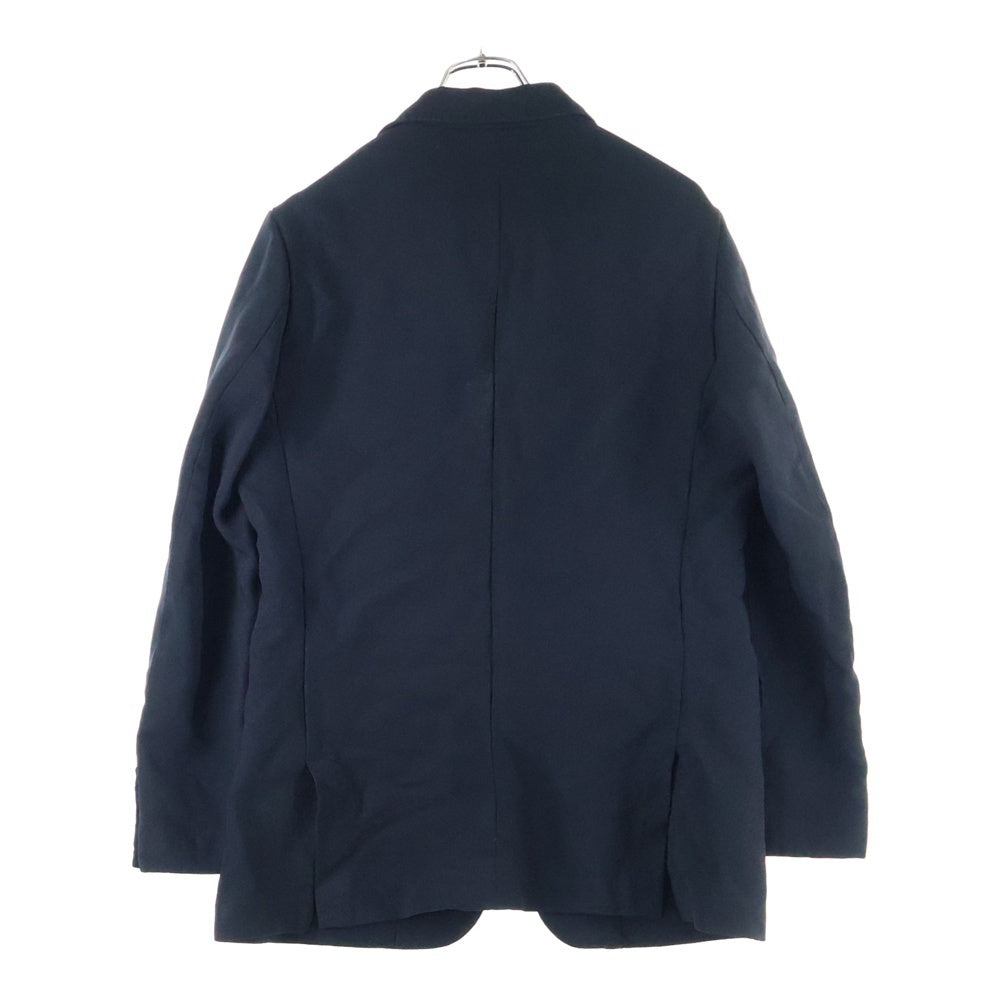 COMME des GARCONS HOMME DEUX(コムデギャルソン オムドゥ) 21AW ポリ縮絨2B テーラードジャケット ブラック DH-J031