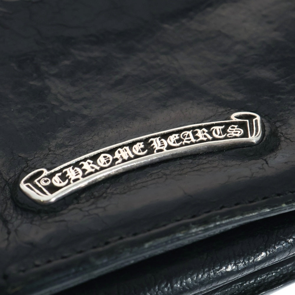 CHROME HEARTS(クロムハーツ) JOEY ジョーイ レザーウォレット 財布 ブラック BCA365
