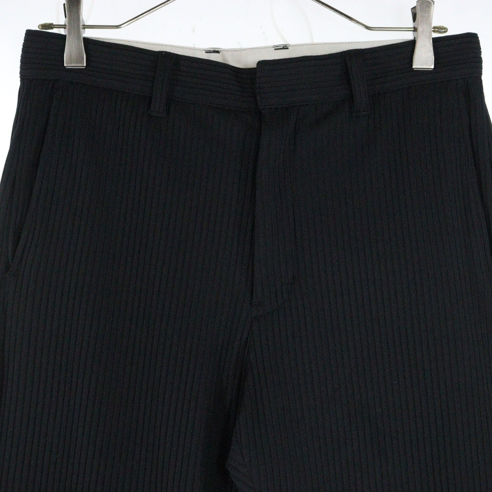 N.HOOLYWOOD(エヌハリウッド) 23SS COMPILE LINE TROUSERS コンパイル ライン フレアトラウザーズ スラックス パンツ ブラック 2231-PT21-060 peg