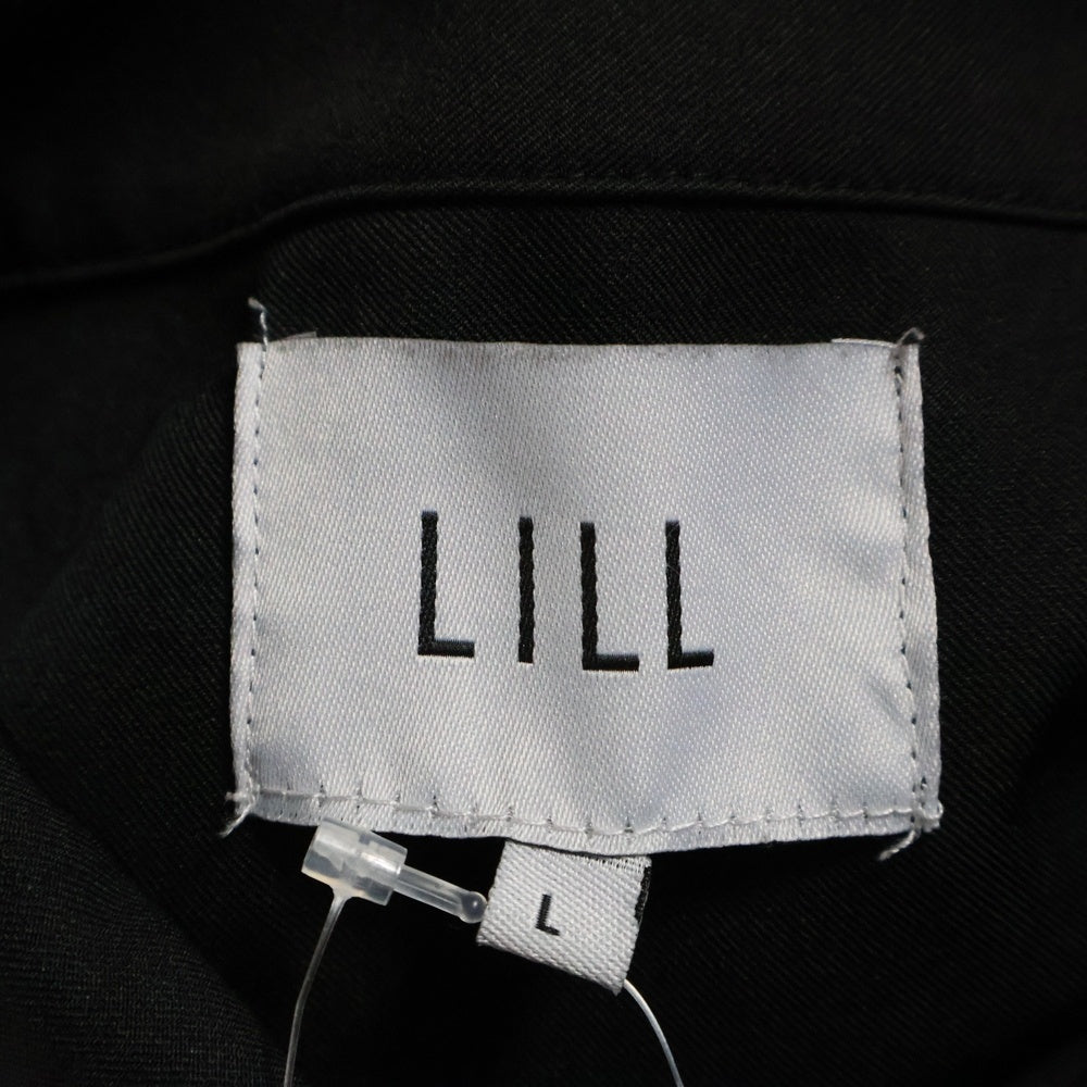 LILL(リル) LILL ビッグポケットジップシャツ ブルー lin200784