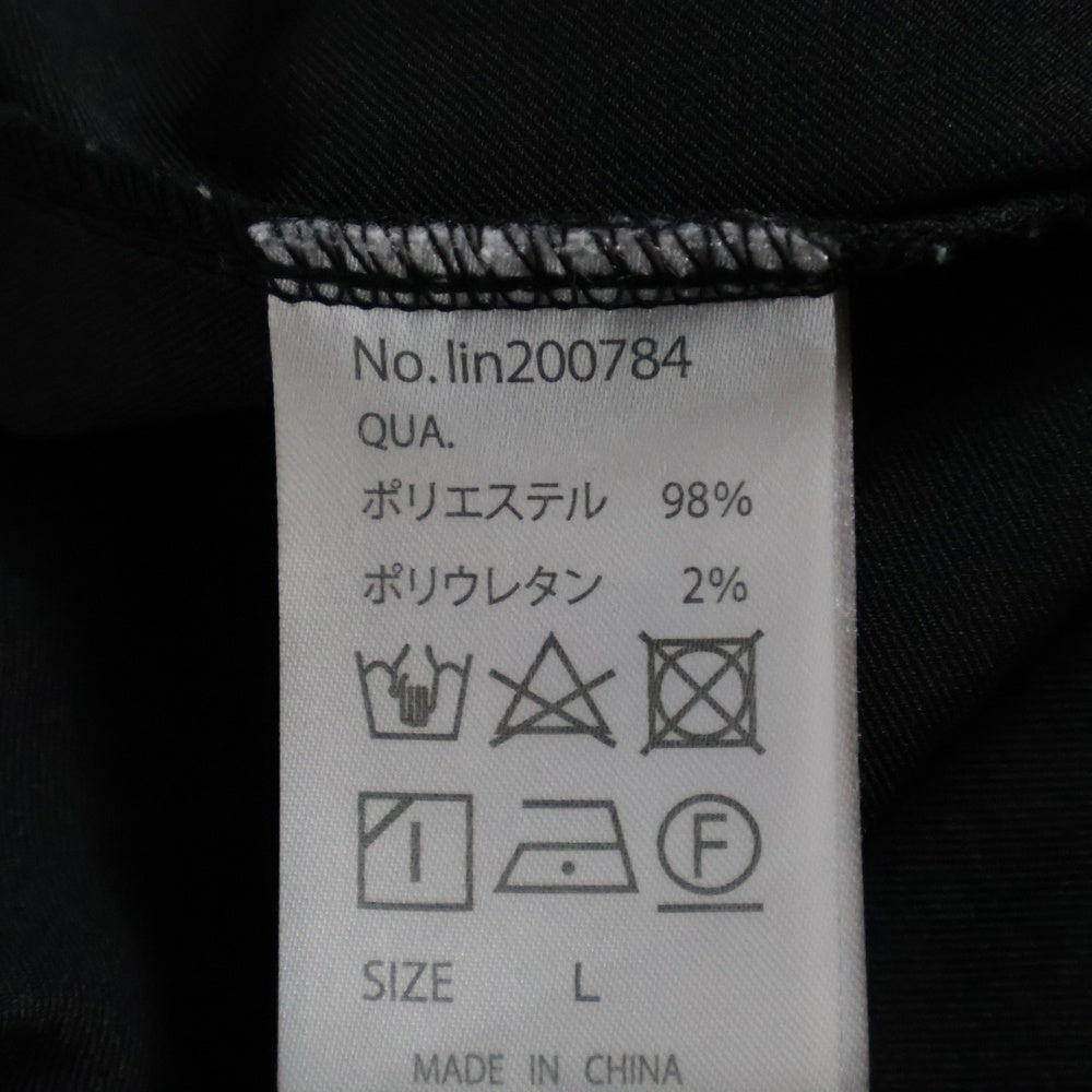 LILL(リル) LILL ビッグポケットジップシャツ ブルー lin200784