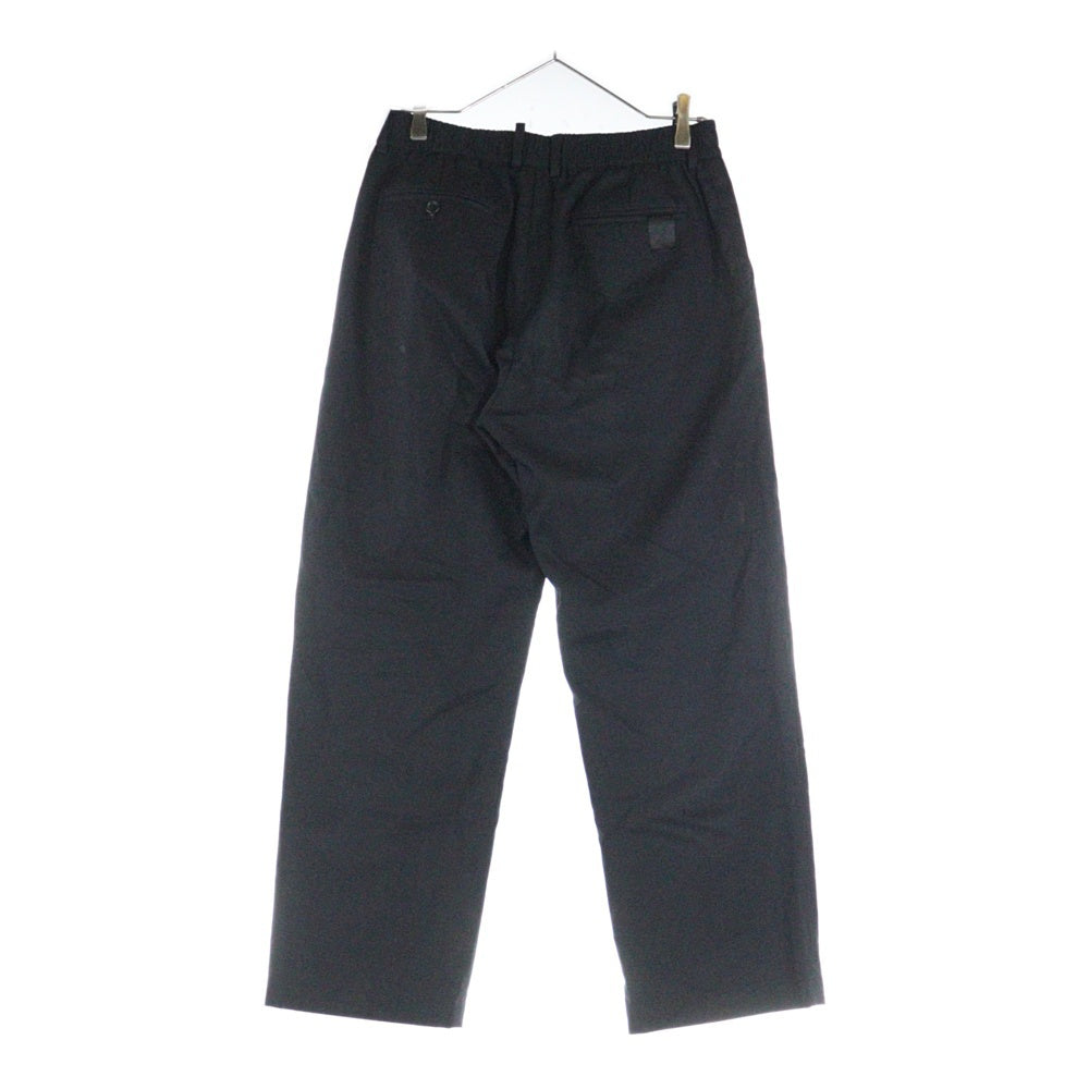 N.HOOLYWOOD(エヌハリウッド) WIDE TAPERED EASY SLACKS ワイドテーパード イージー スラックスパンツ ブラック 2232-PT06-006peg