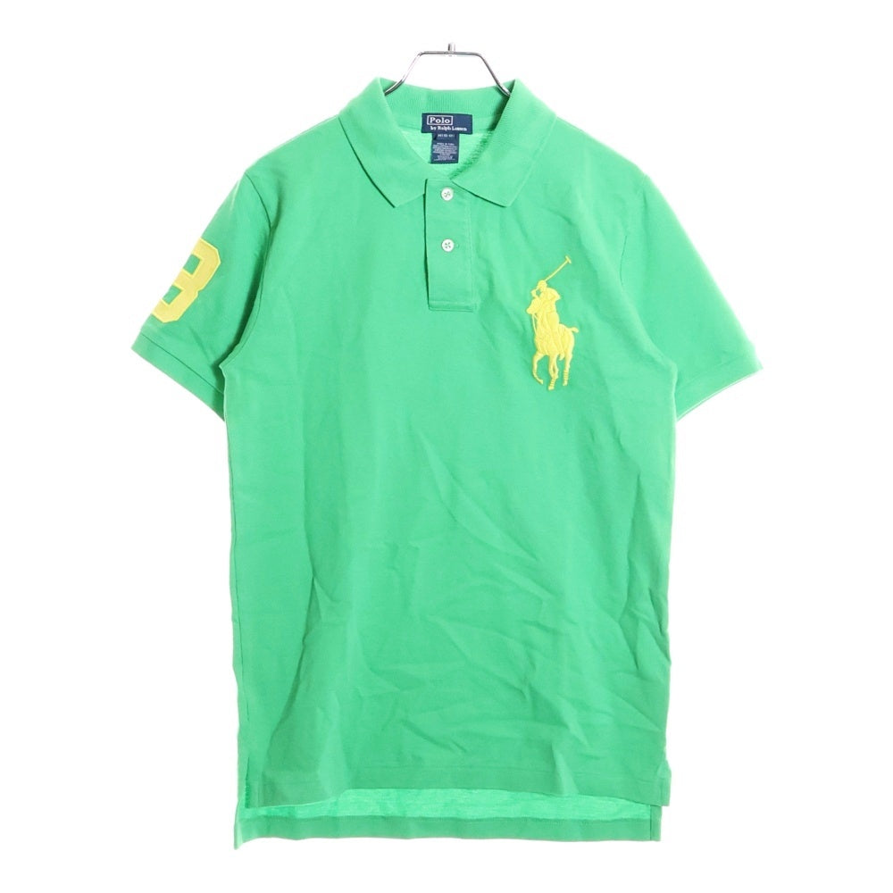 POLO RALPH LAUREN(ポロラルフローレン) ロゴ刺繍 ポロシャツ グリーン