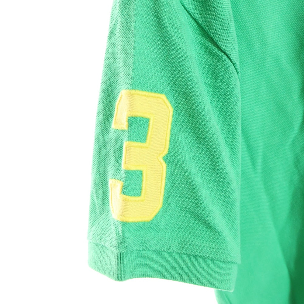 POLO RALPH LAUREN(ポロラルフローレン) ロゴ刺繍 ポロシャツ グリーン