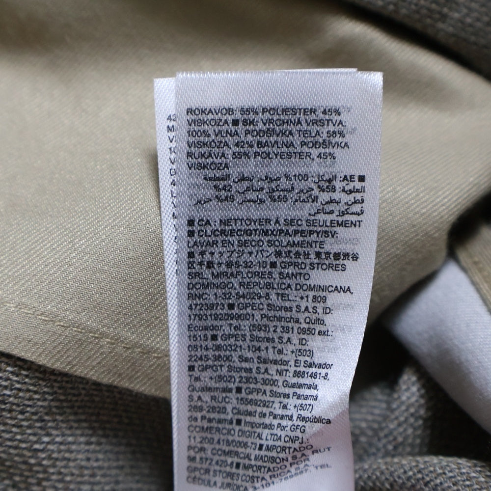 BANANA REPUBLIC(バナナリパブリック) テーラードジャケット スラックスパンツ セットアップスーツ グレー