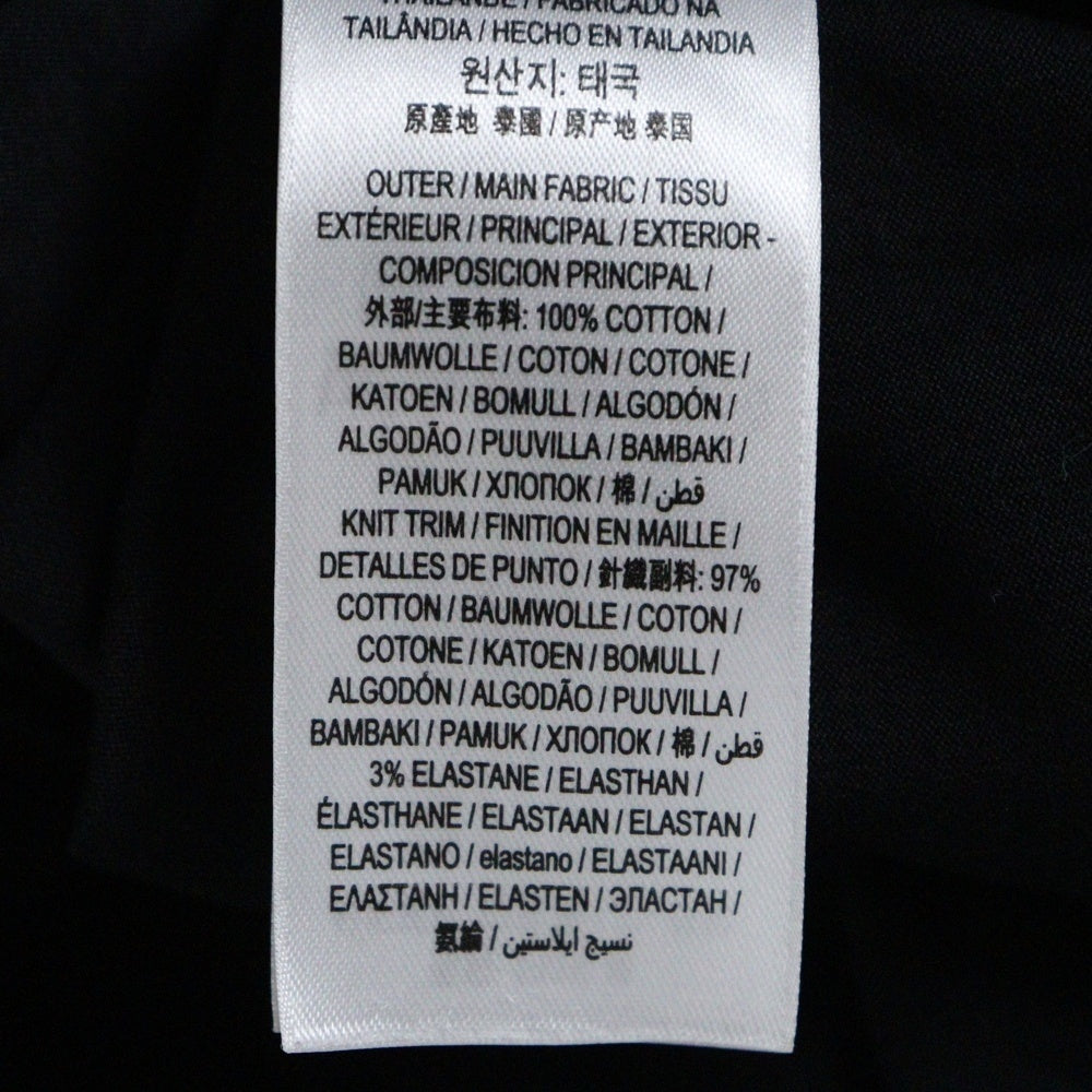 BURBERRY(バーバリー) ロゴプリント 半袖クルーネックTシャツカットソー ブラック 8017224