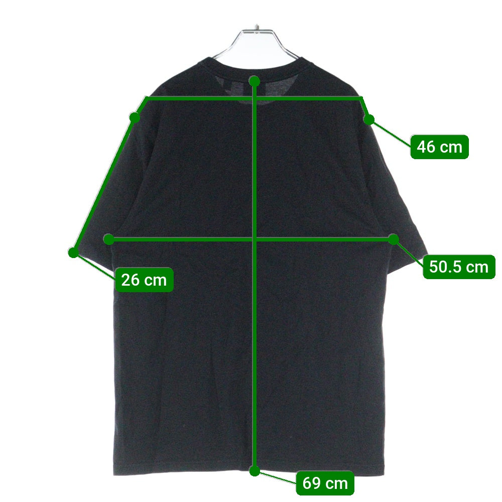 BURBERRY(バーバリー) ロゴプリント 半袖クルーネックTシャツカットソー ブラック 8017224