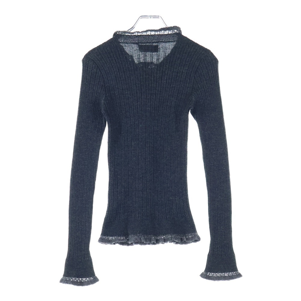 DOLCE & GABBANA(ドルチェアンドガッバーナ) DGロゴボタン ニットカーディガン レディース F2C54K グレー