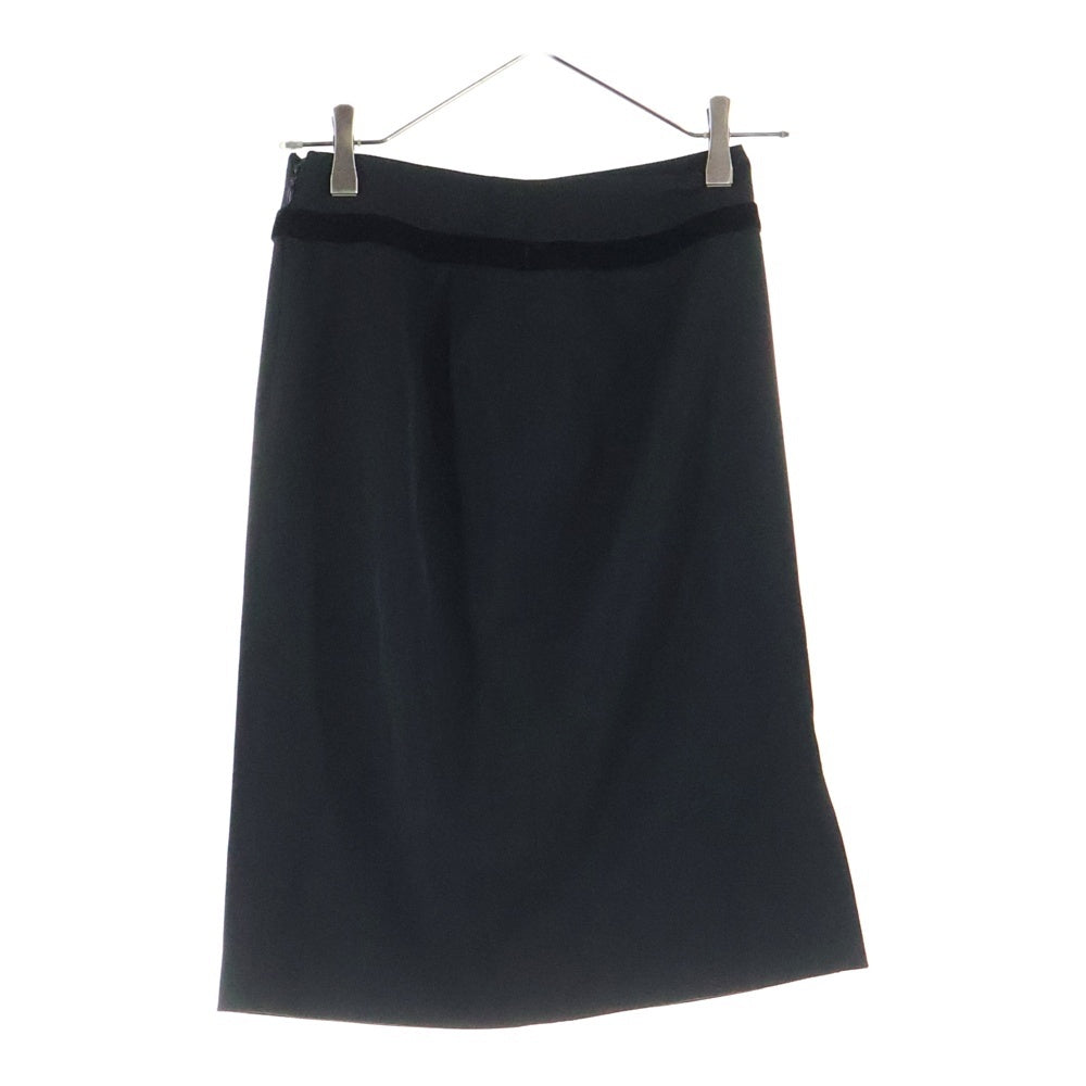 DOLCE & GABBANA(ドルチェアンドガッバーナ) レーヨン ナイロン スウェード レディース ISK1U ブラック