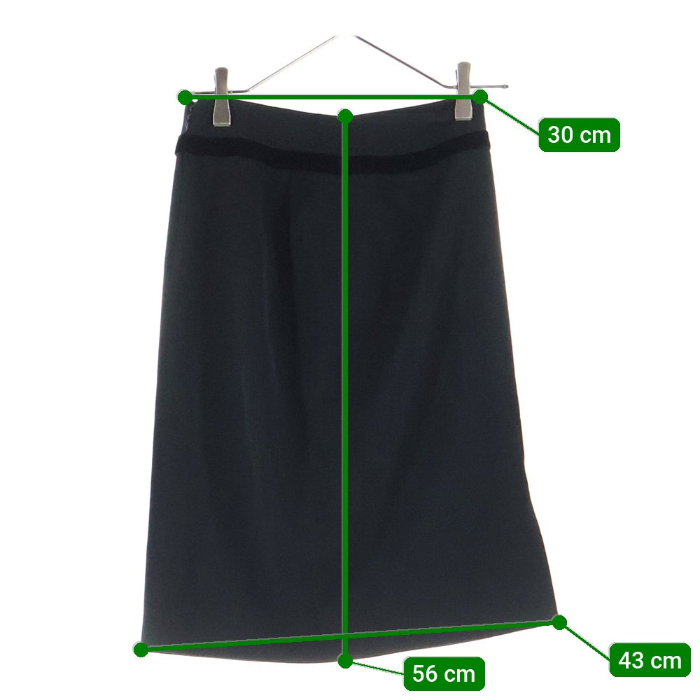 DOLCE & GABBANA(ドルチェアンドガッバーナ) レーヨン ナイロン スウェード レディース ISK1U ブラック