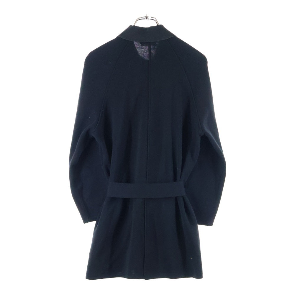 Salvatore Ferragamo(サルヴァトーレ フェラガモ) 襟付き ニットロングカーディガン ブラック レディース