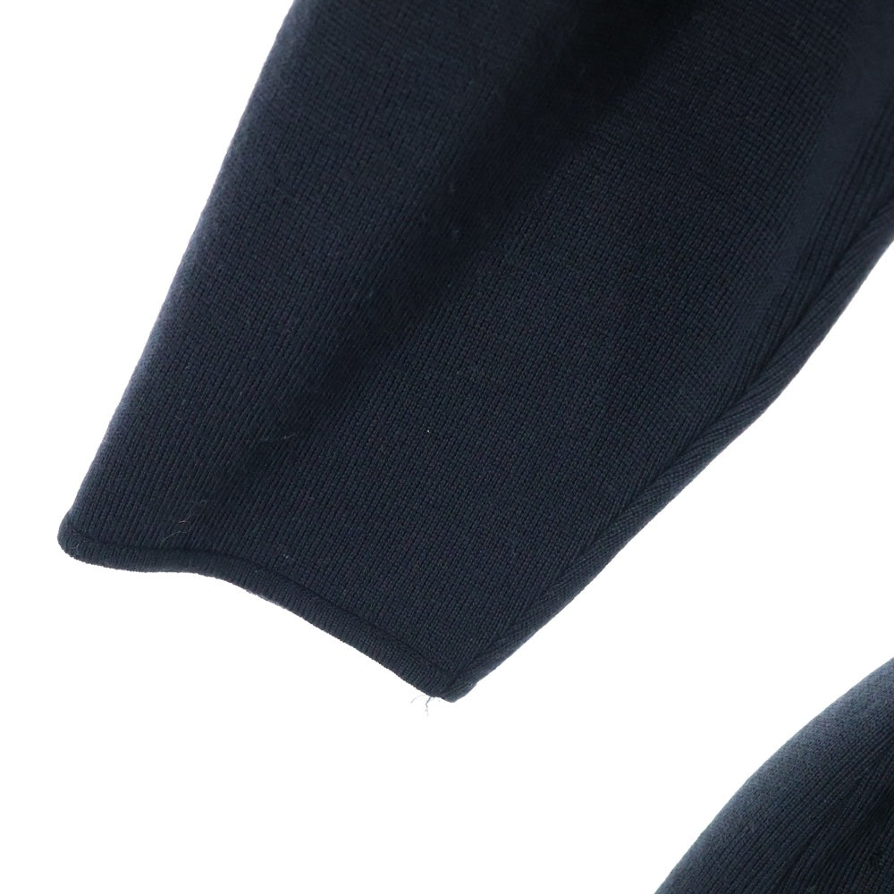 Salvatore Ferragamo(サルヴァトーレ フェラガモ) 襟付き ニットロングカーディガン ブラック レディース