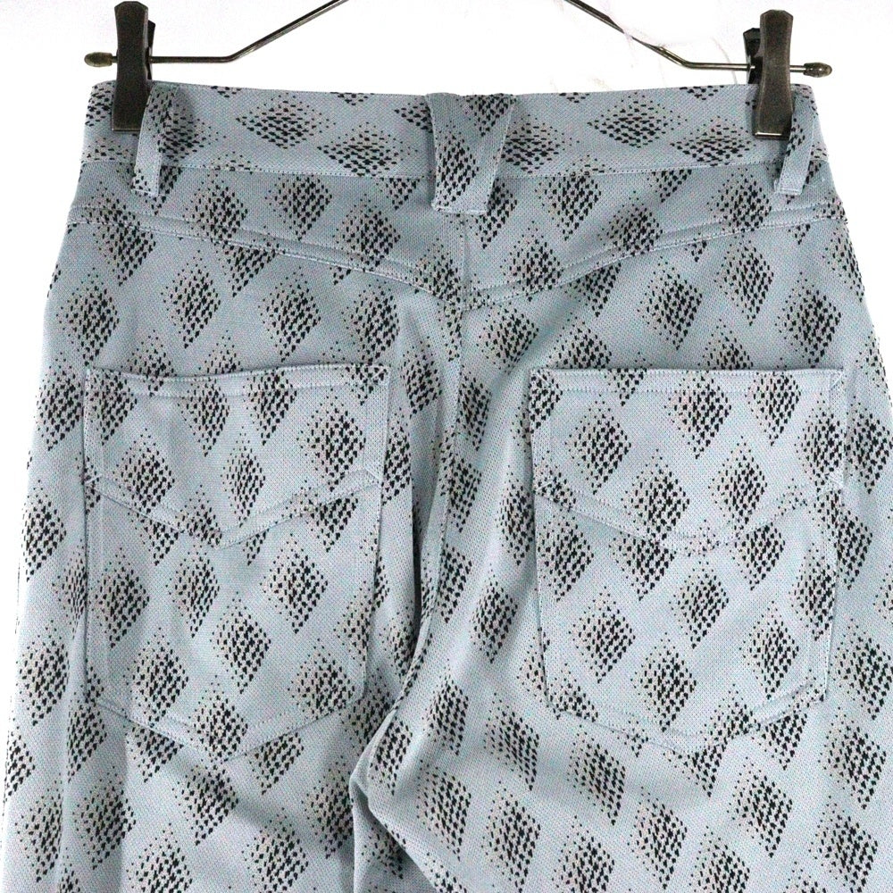 Needles(ニードルス) パピヨン刺繍 総柄 ストレートパンツ QV318 グレー