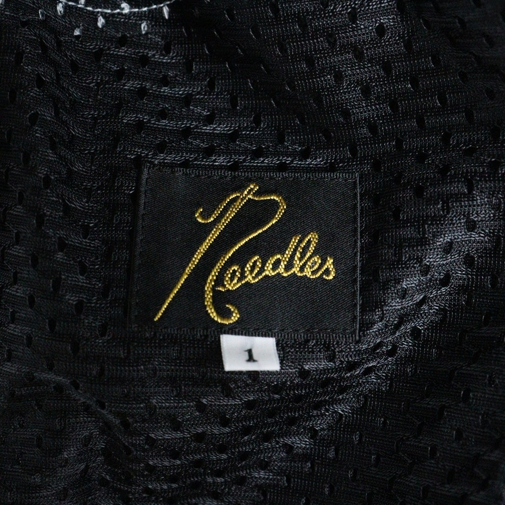 Needles(ニードルス) パピヨン刺繍 総柄 ストレートパンツ QV318 グレー