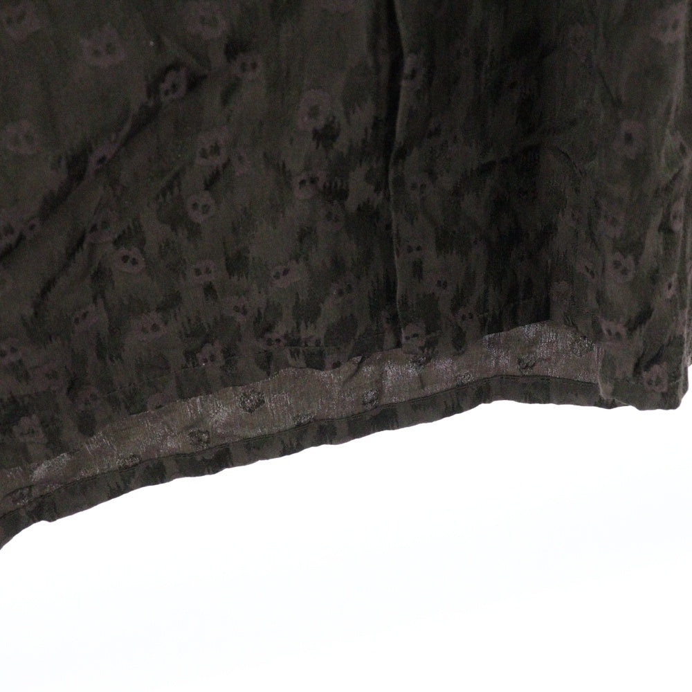 Needles(ニードルス) Fringe Open Collar Shirt Dress フリンジオープンカラー シャツワンピース QV268 ブラウン