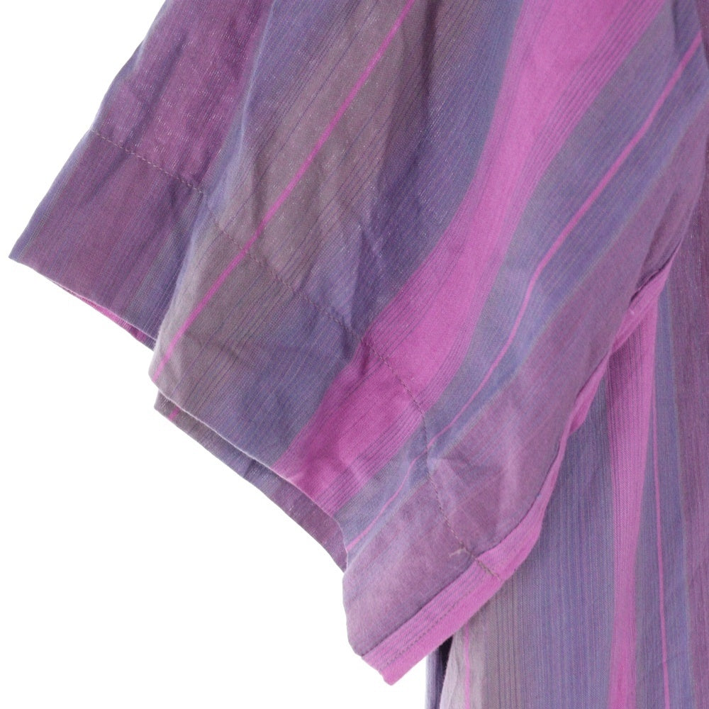 Needles(ニードルス) Ascot Collar Drees ストライプ マルチカラー シャツワンピース QV283 マルチ