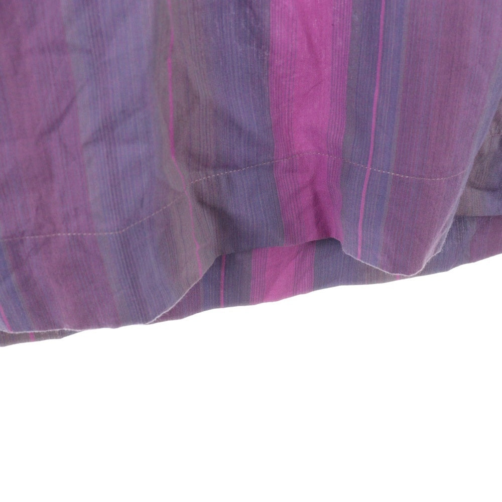 Needles(ニードルス) Ascot Collar Drees ストライプ マルチカラー シャツワンピース QV283 マルチ