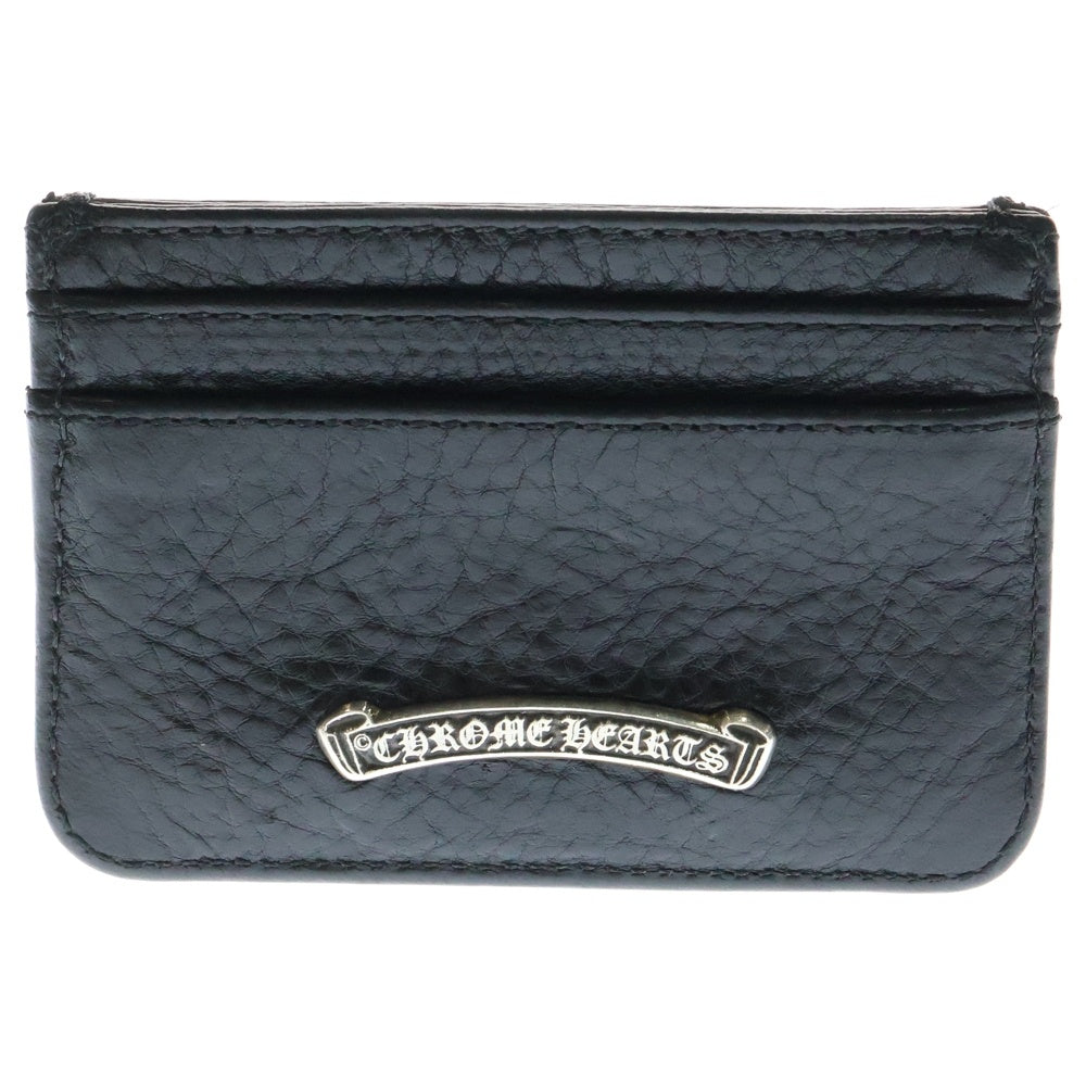 CHROME HEARTS(クロムハーツ) DOUBLE SIDE LEATHER CARD CASE BLK ダブルサイド レザーカードケース ブラック