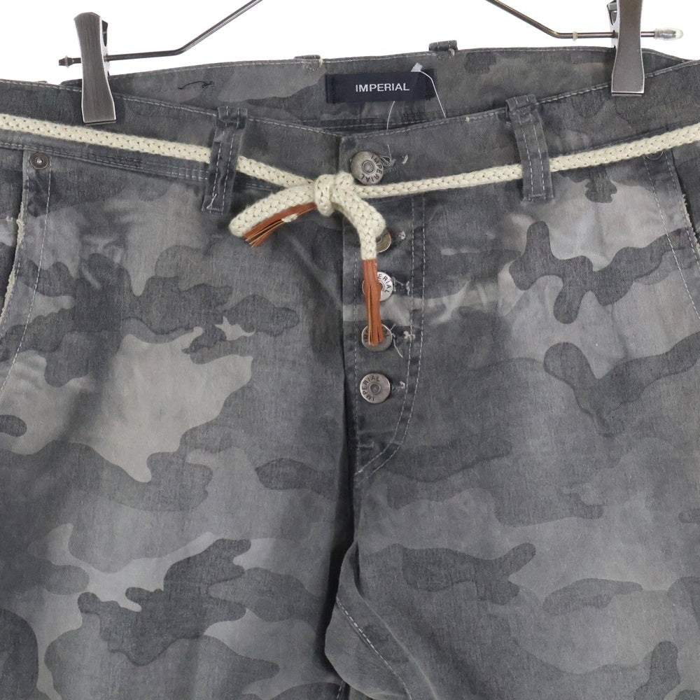 IMPERIAL(インペリアル) IMPERIAL 迷彩柄 デニムパンツ P3723MCE02 ネイビー