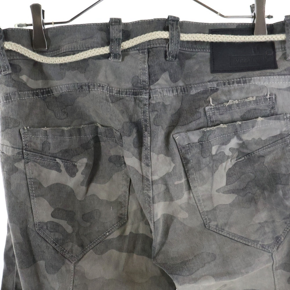 IMPERIAL(インペリアル) IMPERIAL 迷彩柄 デニムパンツ P3723MCE02 ネイビー