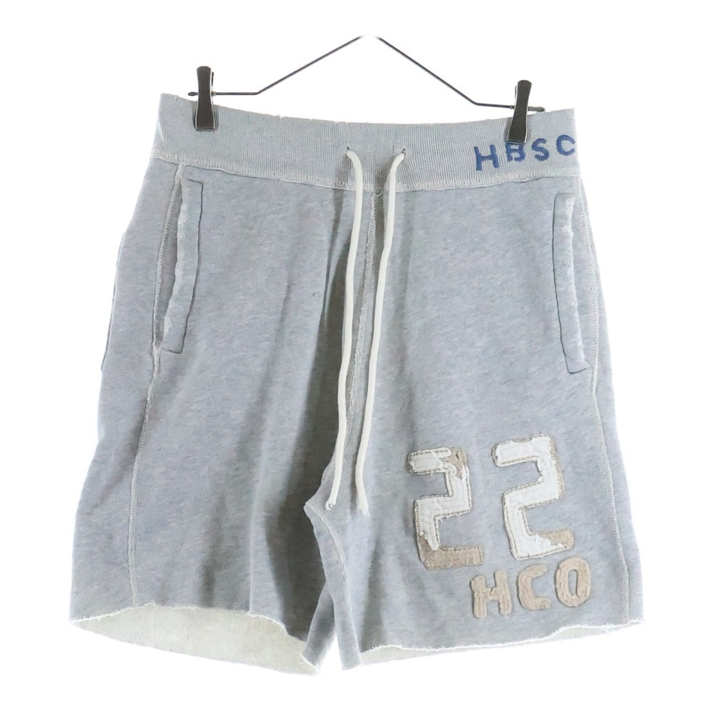 HOLLISTER(ホリスター) ロゴ刺繍 ハーフパンツ グレー