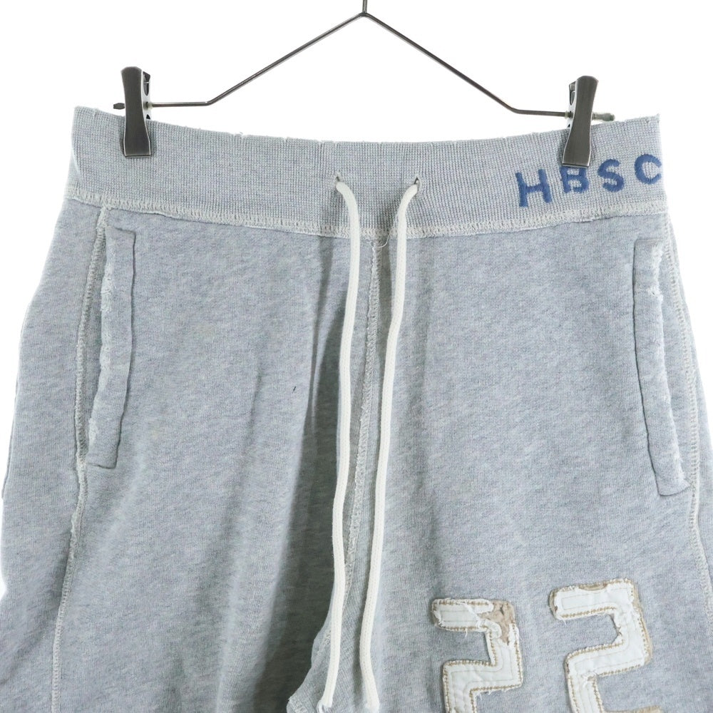 HOLLISTER(ホリスター) ロゴ刺繍 ハーフパンツ グレー