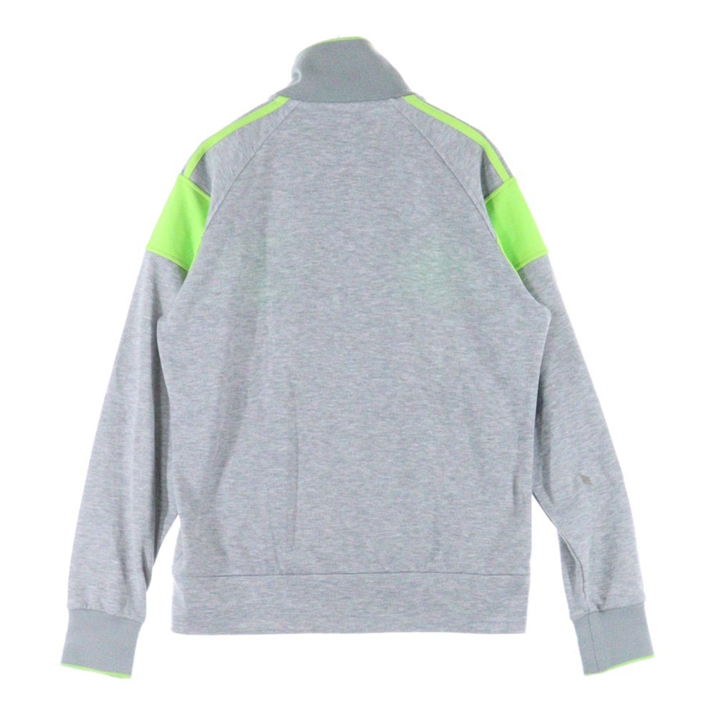 adidas(アディダス) ワッペン付き トラックジャケット グレー